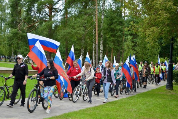  Сотрудники ФБУЗ МСЧ № 9 ФМБА России приняли участие в патриотическом велопробеге!