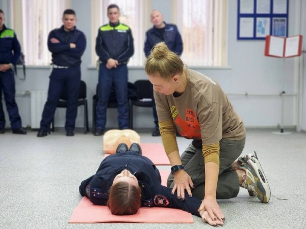 В Дубне для сотрудников Госавтоинспекции прошли занятия по оказанию первой медицинской помощи