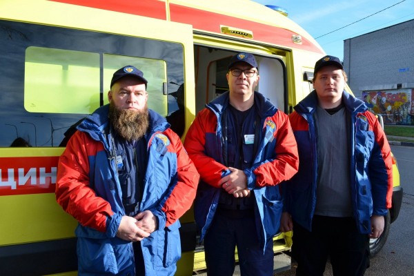 Бригада скорой помощи ФБУЗ МСЧ № 9 приняла участие в показательных учениях экстренных служб города